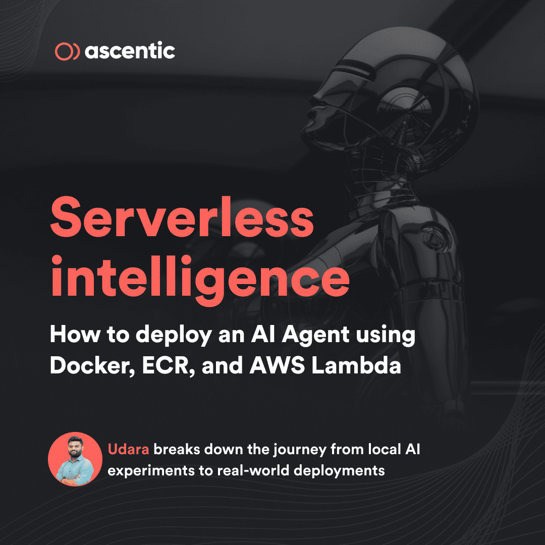 How to deploy an AI Agent using Docker, ECR, and AWS Lambda